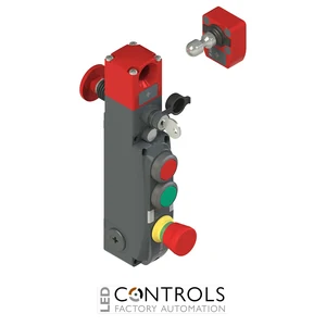 NG 2D6D412Q-F31 Pizzato NG series safety switch with lock and integrated control devices, with actuator