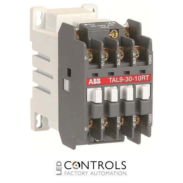 1SBL143060R5110 ABB TAL9-30-10RT 17-32V DC 3 Pole Contactor 3NO 1NO Auxiliary Contact 17-32V DC Coil Ring Tongue Terminals