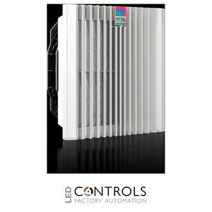 SK3241.710 Rittal SK Blue E+ Fan-And-Filter Unit, 272/280 MÂ³/H, 115 V, 1~, 50Â Hz/60Â Hz, WxHxD 255 X 255 X 129 mm, Ral 7035