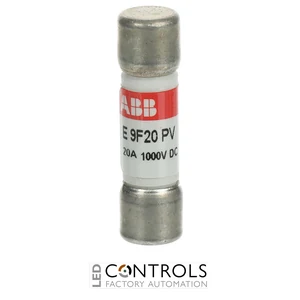 2CSM213566R1801 ABB E9F20PV E 9F20 PV Fuse 20A 1000V DC 10.3x38mm gPV - image 3