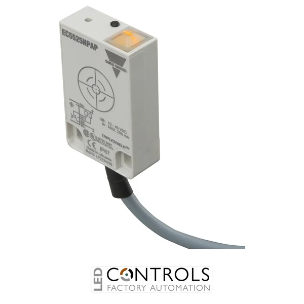 ec5525npap - cap prox flatpk npn no+nc,cab