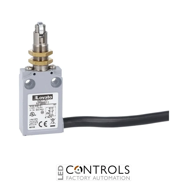 KPB8L11 - M12 HEAD PREWIRED METAL 1NO+1NC SLOW BR.