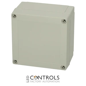 6011308 Fibox PC 125/75 HG Enclosure, Polycarbonate High base, grey cover