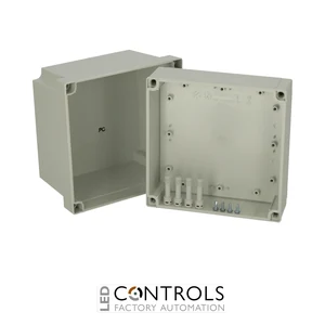 6011323 Fibox PC 175/150 HG Enclosure, Polycarbonate High base, grey cover