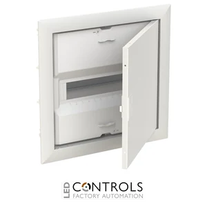2CPX031369R9999 ABB UK612N2 UK600 Flush-Mounted Consumer Unit 12 Module IP30 RAL 9016 White with Door and Terminals - image 3