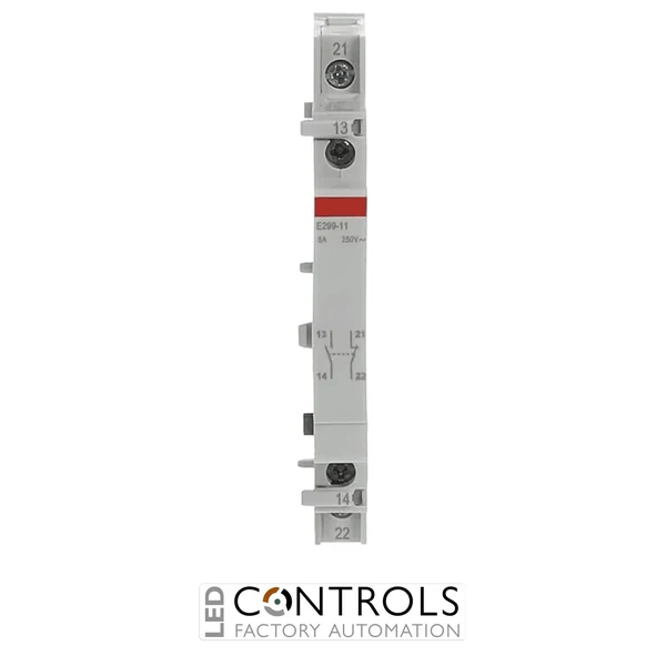 2CCA704340R0001 ABB E299-11 Auxiliary Contact 1NO/1NC 5 A