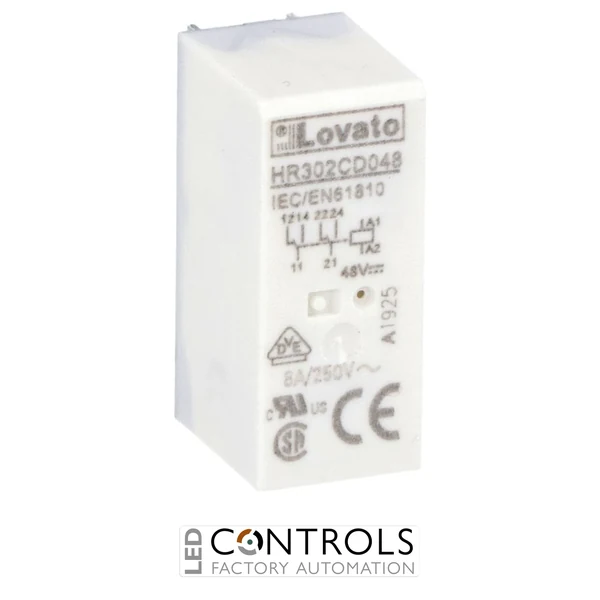 HR302CD012 - MINIATURE RELAY 2C/O 10A, 12VDC