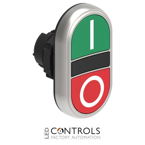 LOVATO LPCB7123 DOUBLE-TOUCH FLUSH BUTTON ACTUATOR G/R