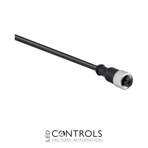 EMAS SKM12P4YXP5 EMAS M12 CABLE 4 PIN SOCKET PUR 5M