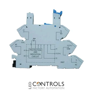 SRSC-24AC/DC IMO Relay Socket (Base) Screwless For ETS Relays 12-24VDC