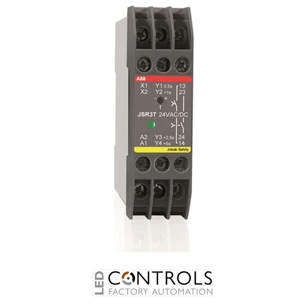 ABB JSR3T expansion relay. 24 AC/DC