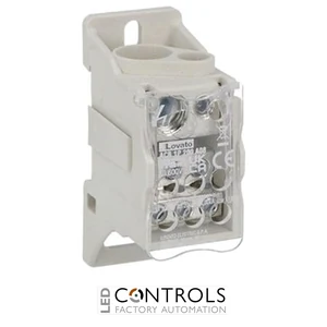 ACB1P200A08 - DIST BLOCK 1P 200A 8 TERMINALS