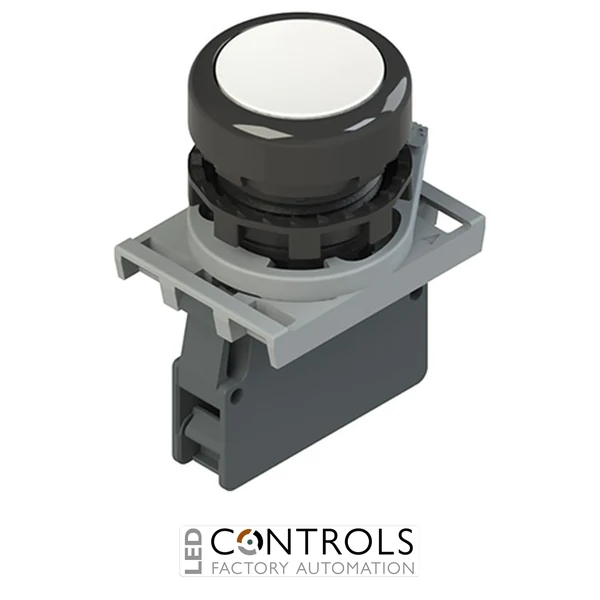 E2 AC-DXBC1200 Pizzato Complete unit with pushbutton, fixing adapter and contact