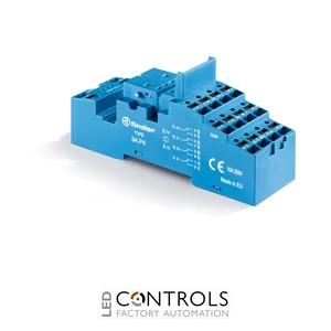 Finder 94.P4.7SMA - 94 Series Sockets for 55 Series relays - Rail spec