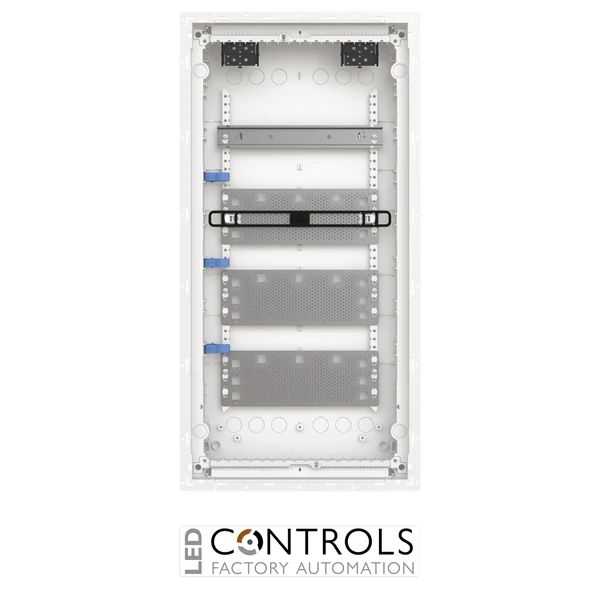 2CPX031396R9999 ABB UK648MB UK600 Four-Row Flush-Mounted Media Enclosure Base Without Door 48 Module RAL 9016