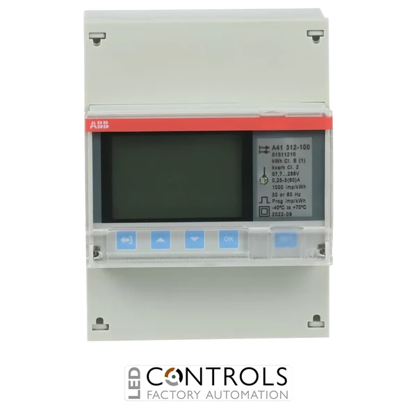 2CMA170503R1000 ABB A41 312-100 80 A Single-Phase Energy Meter RS-485