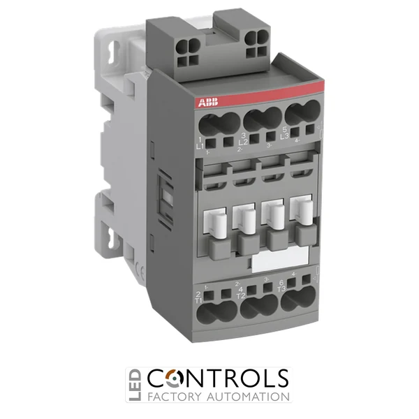 1SBL236005R2000 ABB AF26Z-30-00K-20 - AF26Z 26A 3 Pole AF Series Contactor No Auxiliary Contact Push-in spring terminals