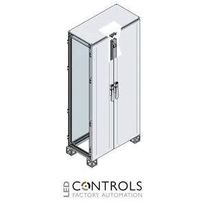 ES2225FV4K ABB IS2 Cabinet with 400 mm Cable Container 2200 x 1200 x 500 mm