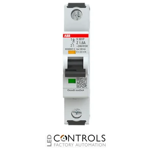 2CDS381001R0258 ABB S301P-Z1.6 Miniature Circuit Breaker - 1P - Z - 1.6 A