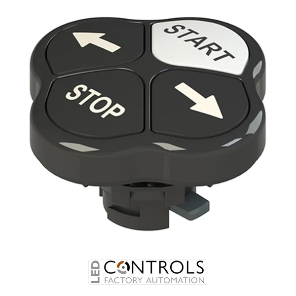 E2 1PQFA1QAAC Pizzato Quadruple pushbutton