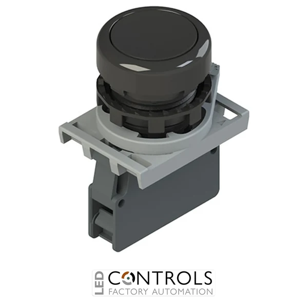 E2 AC-DXBC1204 Pizzato Complete unit with pushbutton, fixing adapter and contact