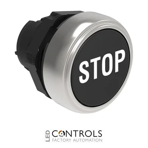LOVATO LPCB1132 BLACK FLUSH PUSH-BUTTON STOP