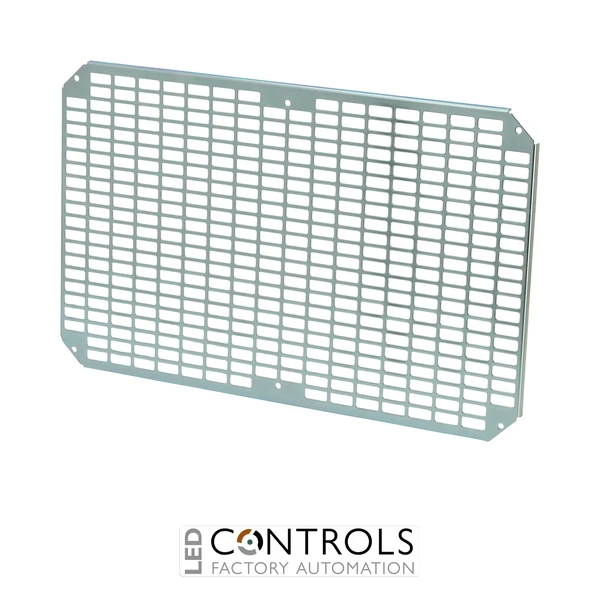 8120933 Fibox MPP ARCA 4060 Mounting plate perforated (550x350x2 mm - 26x11 mm) Galvanized steel, for size 400x600x210