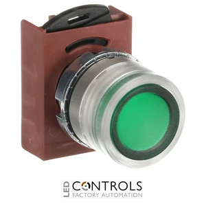 1SFA184492R9102 ABB P9MPLVGD P9M Green Flush Illuminated Momentary Pushbutton - image 3