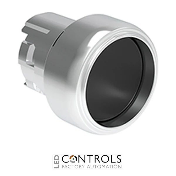 LOVATO LPSB302 BLACK SHROUDED MET. PUSH-BUTTON