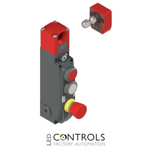 NG 2D1D414C-F31 Pizzato NG series safety switch with lock and integrated control devices, with actuator