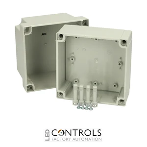 6081310 Fibox ABS 125/125 HG Enclosure, ABS High base, grey cover