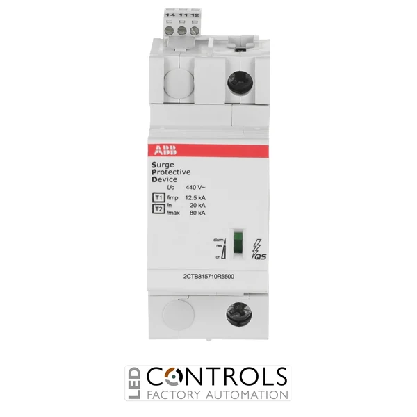 2CTB815710R2900 ABB OVR T1-T2 12.5-440s P TS QS Type 1+2 Surge Protective Device