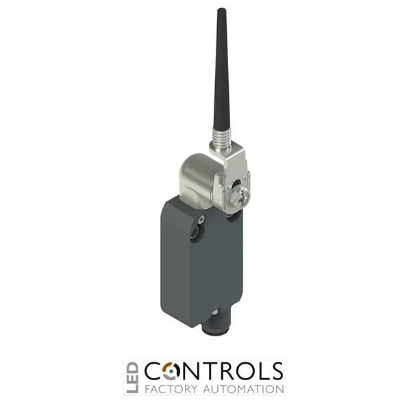 NF B112LL-SMK Pizzato Modular prewired switch with metal revolving lever with flexible adjustable rod
