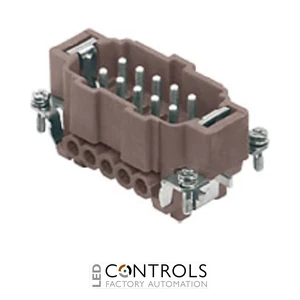 CNEM 10 RY ILME Male insert 10p+E 16 amp screw Size 57.27 Ryton