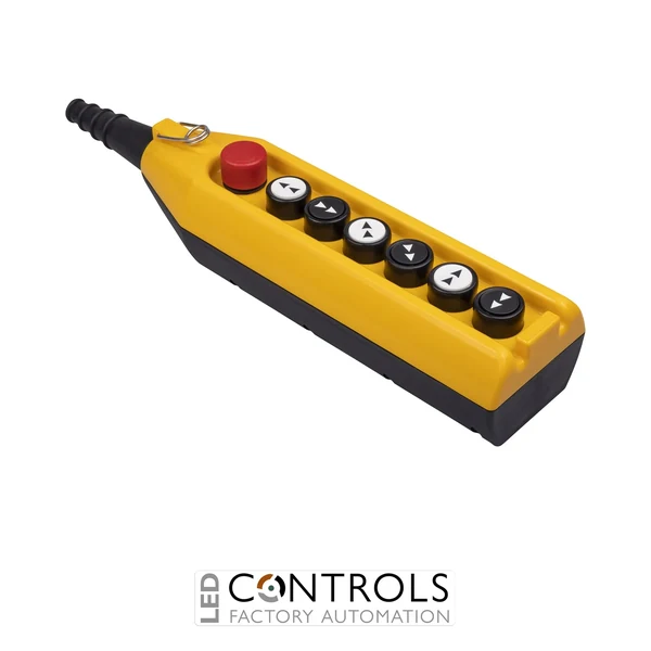 EMAS PV7E30B444 EMAS PL.CRANE CNTRL BOX 6 WAYS EMER 30MM(DBL SPD)