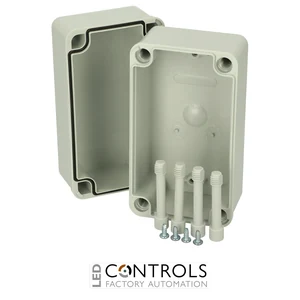 8784306 Fibox ABS C 85 G Enclosure, ABS Grey cover