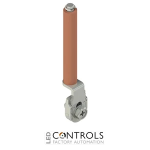 VN A00LP Pizzato Metal swivelling lever with porcelain roll, adjustable