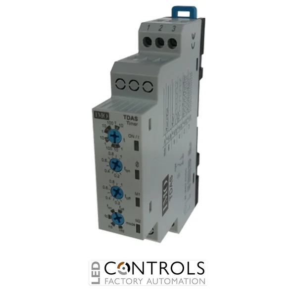 TDAS IMO Timer, Asymmetrical Time, Single Pole CO 10A, 0.1s-10d