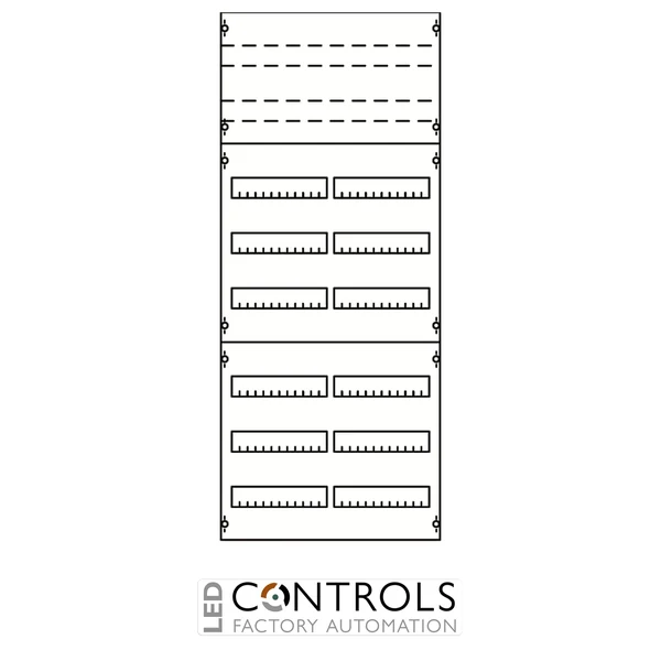 2CPX037678R9999 ABB 2V43KA Distribution Panel