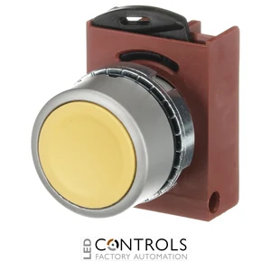 1SFA184003R9003 ABB P9MPNGG Yellow Flush Momentary Pushbutton - image 3