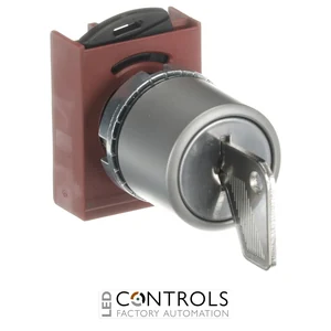 1SFA184467R9006 ABB P9MSCZ3C95 3-Position Momentary Key Operated Selector Switch - image 3