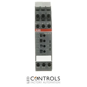 1SVR730760R0500 ABB CM-SFS.22S Current Monitoring Relay 0.3–15 A RMS 24–240 V AC/DC