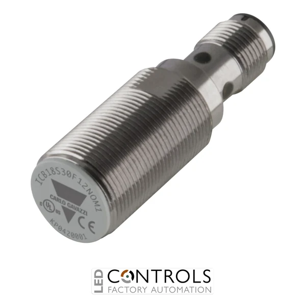 icb18s30f12pcm1 - prox sensor ind. m18 plug pnp nc flush
