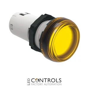 LOVATO LPMLB5 MONOBLOCK YELLOW LED PILOT LIGHT 24VAC/DC