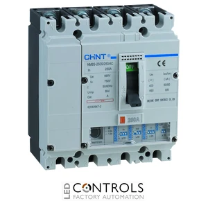 nm8-250s-4p-100a chint 100a 4p adjustable thermal & magnetic mccb