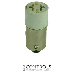 B3-L24A-YELLOW IMO Yellow LED Lamp 24V AC/DC For B3F Lamp Holders (BA9S)