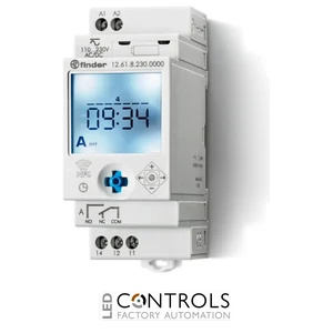12.61.0.024.0000 Finder Timer switch 1pole 16A DC 12/24V