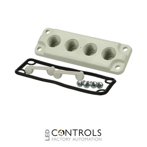 3590892 Fibox MB 10892 SET Size 1 incl. flange, gasket and connector set
