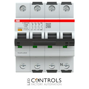 2CDS383103R0578 ABB S303P-Z50NA Miniature Circuit Breaker - 3+NP - Z - 50 A - image 2