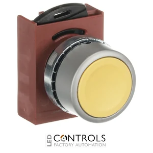 1SFA184003R9003 ABB P9MPNGG Yellow Flush Momentary Pushbutton
